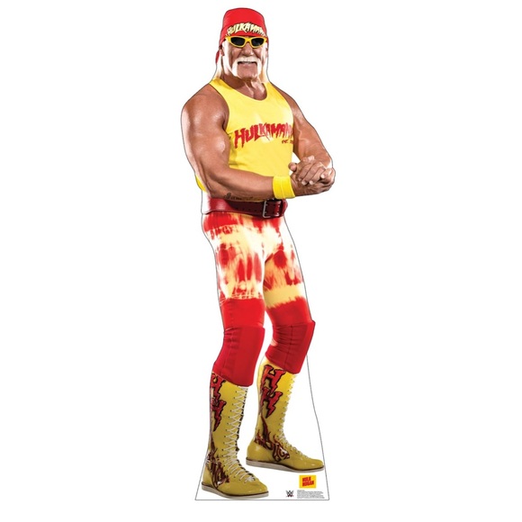 Hulk Hogan Life-Size Cardboard Cutout Fast Free Shipping!